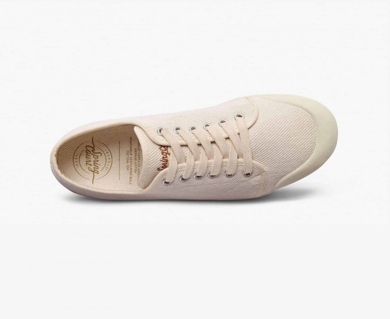 Basket Spring Court G2 Heavy Twill Blanche Homme | QVJ-67696515